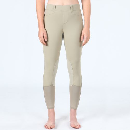READY TO SHIP: Irideon Kids' Hampshire Knee Patch Tights - Medium - Classic Tan