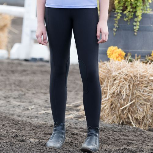 READY TO SHIP: Irideon Kids' Cadence Classic Knee Patch Breeches - Large - Black