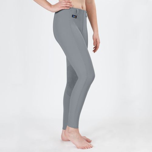 READY TO SHIP: Irideon Women's Cadence Classic Knee Patch Breeches - X Small - Dove Grey