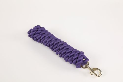 Shires Extra Long Lead Rope - Purple