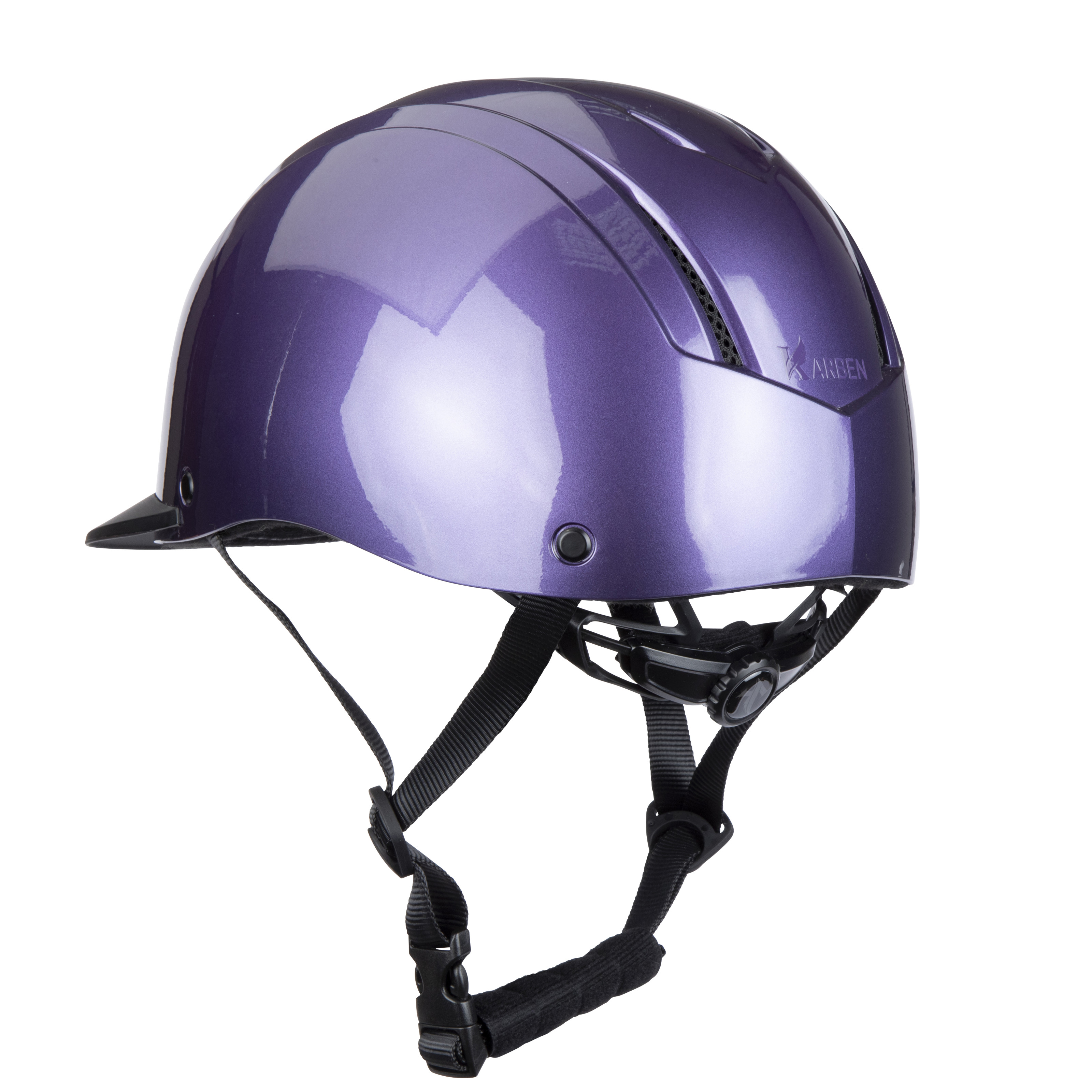 Karben Matteo Riding Helmet - Purple - Karben-90035-PURPLE - Tack Of ...