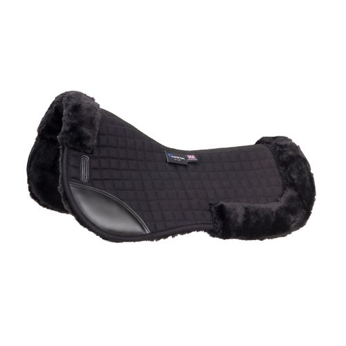 Shires ARMA Deluxe Cotton Half Pad - Black/Black