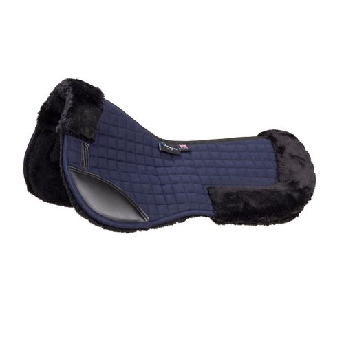 Shires ARMA Deluxe Cotton Half Pad - Navy/Navy