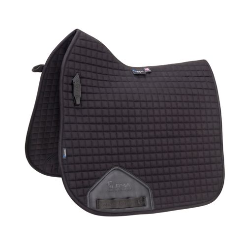 Shires ARMA Deluxe Cotton Dressage Saddle Pad - Black
