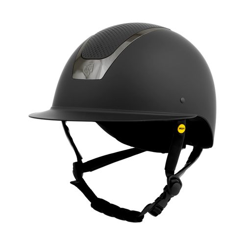 Equinavia Crown MIPS Riding Helmet - Black/Gunmetal