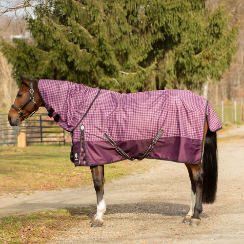 Equinavia Norse Heavy Weight Turnout Blanket 300g - Plum Wine/Orchid Haze