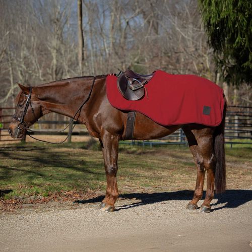 Equinavia Norse Fleece Quarter Sheet - Equstrian Red/Black