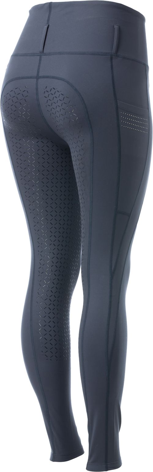 Horze Women's Serena Full Grip Winter Tech Tights - Ink Navy