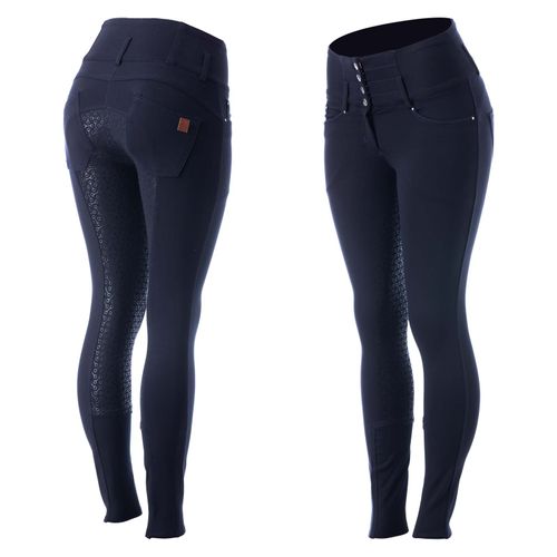 Horze Women's Tara Full Seat Breeches - Dark Navy