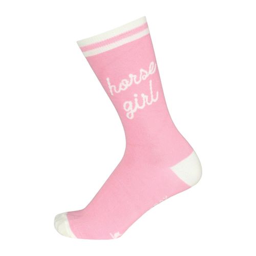 Dapplebay Women's Knit Crew Socks - Horse Girl