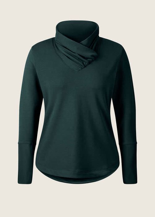 BARGAIN BARN: EQL Women's Weekender Wrap Neck Top - X Large - Hunter