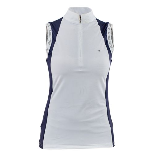 OVERSTOCK: Shires Aubrion Women's Newbel Sleeveless Show Shirt - Large - Navy