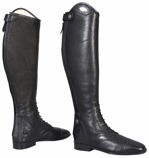OPENBOX: TuffRider Women's Regal X-Tall Field Boots - 10 Wide - Black