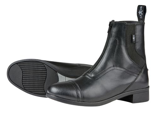 BARGAIN BARN: Saxon Kids' Syntovia Zip Paddock Boots - 1 - Black