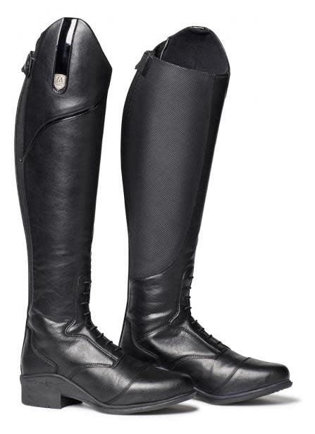 OPENBOX: Mountain Horse Women's Veganza Field Boots - 9 Wide - Black