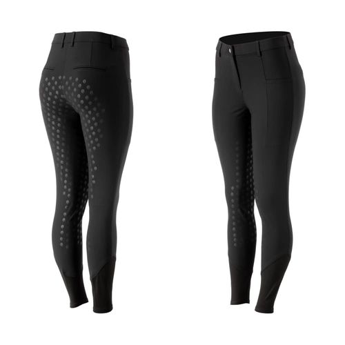 OVERSTOCK: Equinavia Women's Anna Tailored Full Seat Breeches - 32 - Black