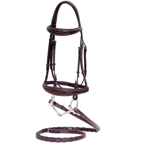 OPENBOX: Nunn Finer Monica Hunter Bridle - Cob - Havana