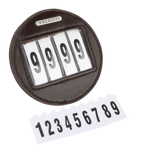 OPENBOX: Shires Velociti Round 4 Number Holder - One Size - Havana