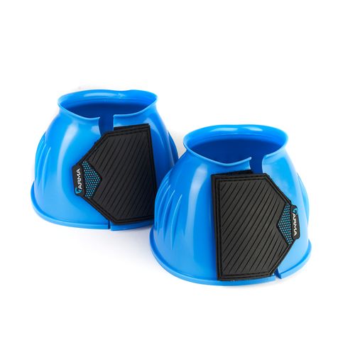 OPENBOX: Shires ARMA Gloss Over Reach Boots - Large Horse - Blue
