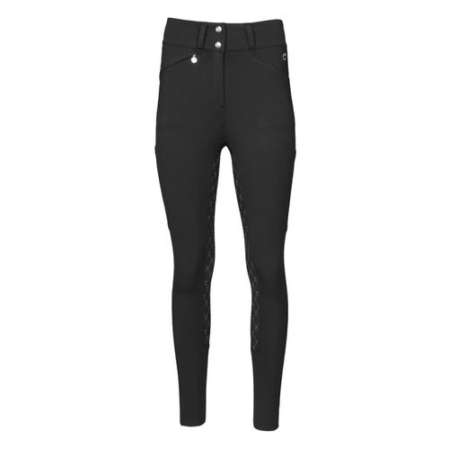 Dapplebay Women's Compression Full Seat Breeches - Black