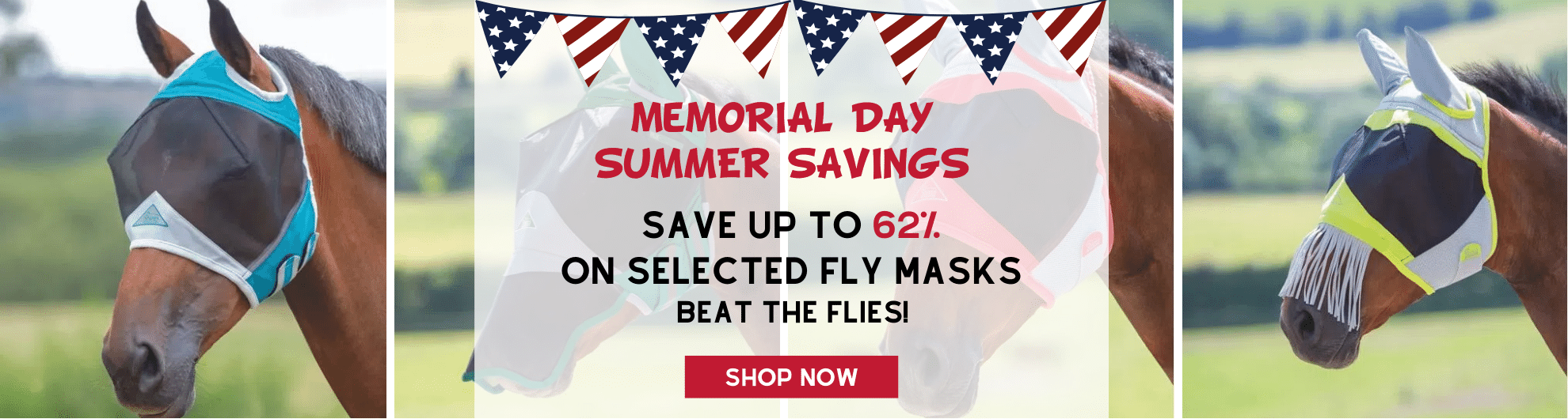 Memorial Day Sale - Fly Masks