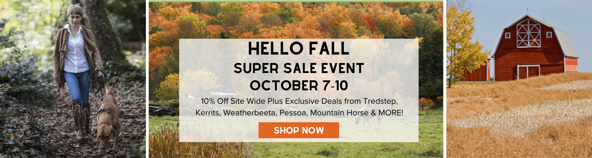 Hello Fall Sale Event
